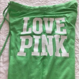 Victoria’s Secret xs lounge pants green